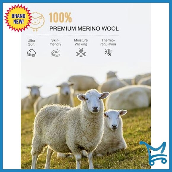 Men's Merino Wool Thermal Base Layer Set - Heavyweight & Midweight - Picture 4 of 7